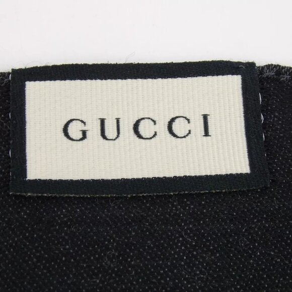 Authentic GUCCI 165904 3G646 GG pattern Stall wool/silk [Used] - Picture 8 of 10